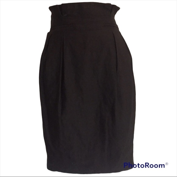 All Saints Dresses & Skirts - New All Saints Cameo Black Pencil Skirt Cameo 12